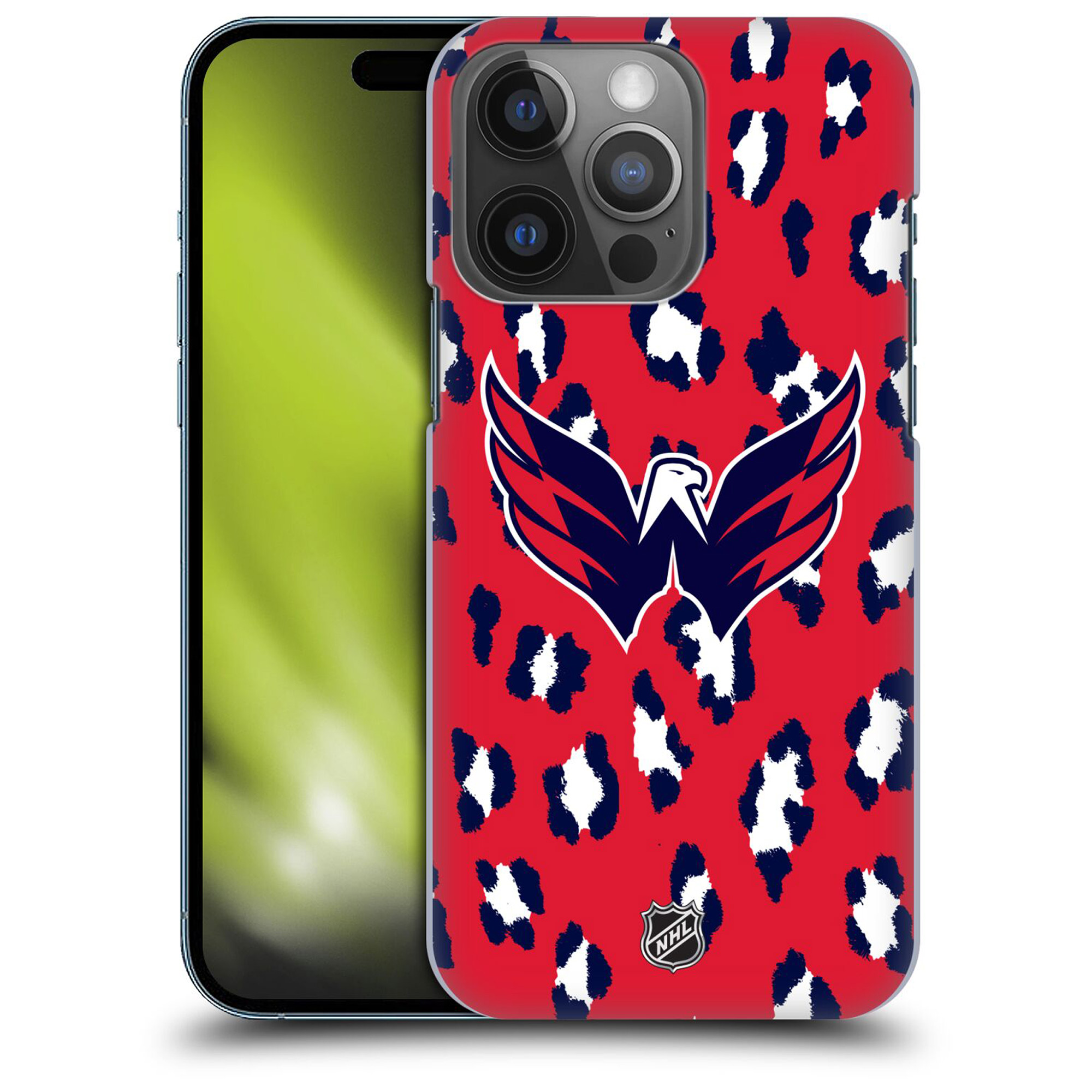 Washington Capitals NHL Leopard Grafik Phone Case - iPhone Image