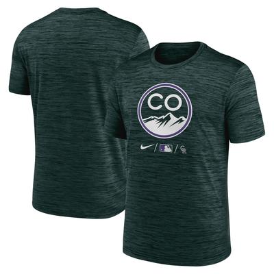 Colorado Rockies Nike City Connect Legend Practice Velocity T-Shirt – Herren Image