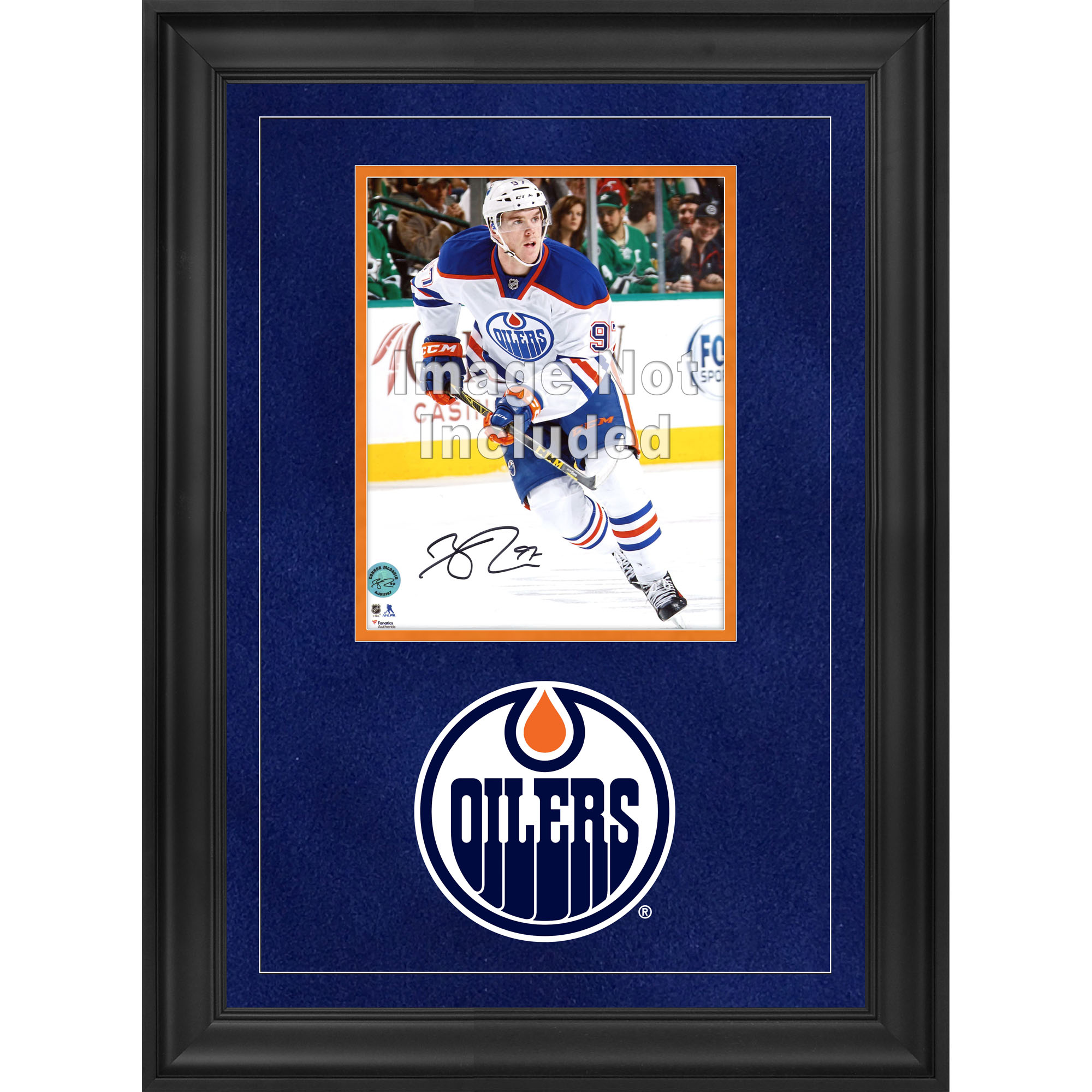 Edmonton Oilers Deluxe-Fotorahmen im Hochformat, 20,3 x 25,4 cm, mit Team-Logo Image
