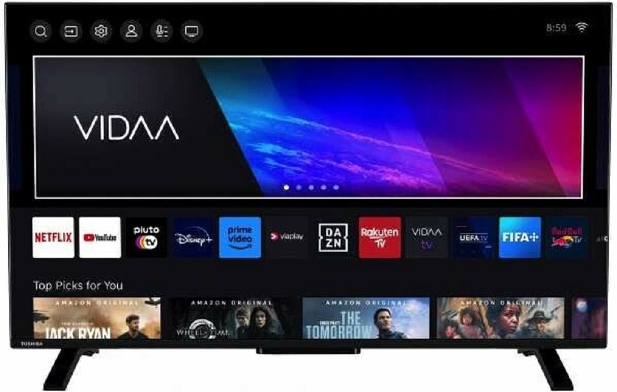 Toshiba 43UV2363DG Fernseher 43 Zoll Smart TV - VIDAA TV 4K UHD LED TV, HDR, Triple-Tuner (2026) Image