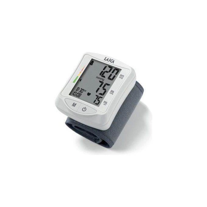 Laica BM1006 monitor per il battito cardiaco Polso Grigio, Bianco 1 St