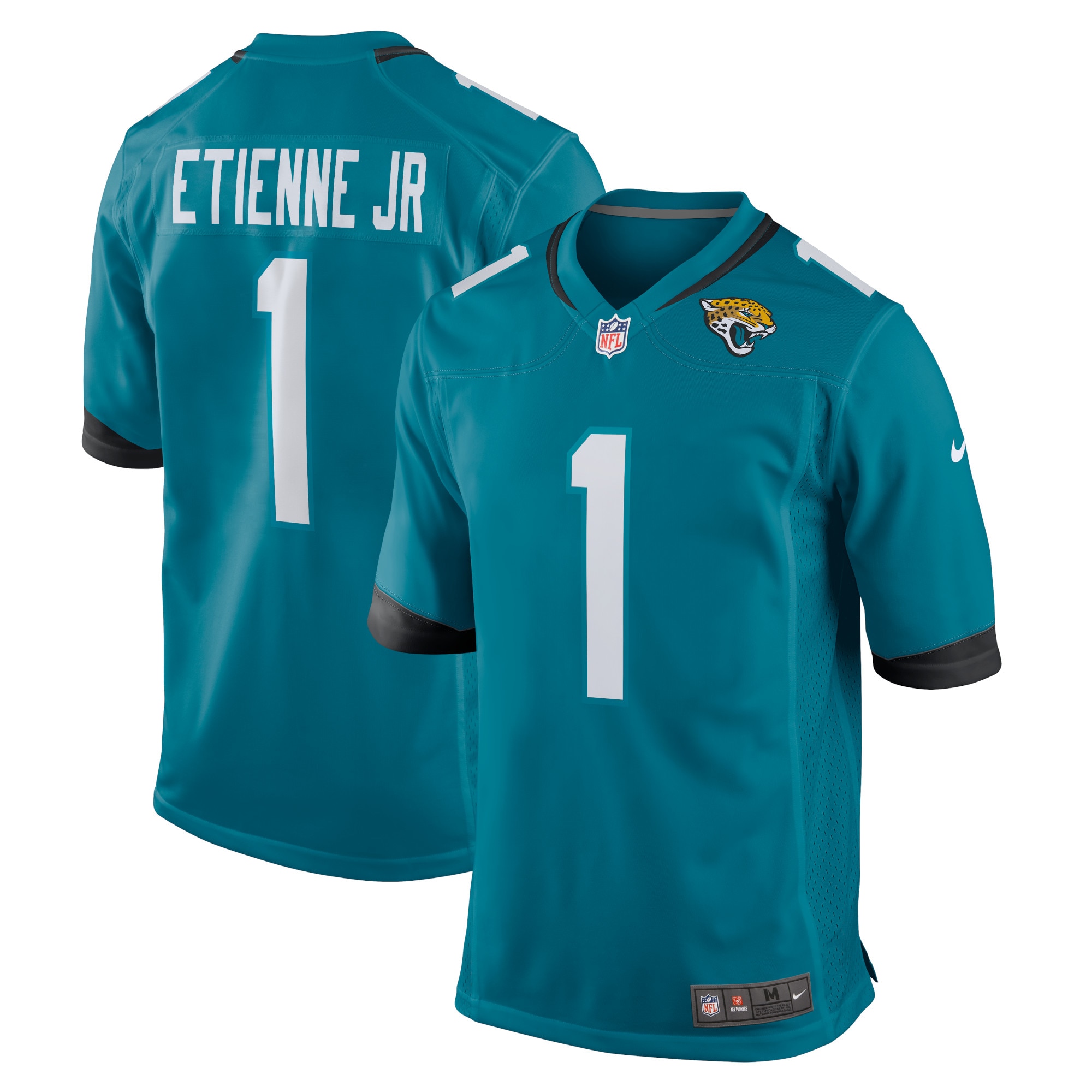 Jacksonville Jaguars Nike Game Heimtrikot - Blaugrün - Travis Etienne Jr. - Herren Image