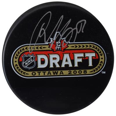 Roman Josi, Hockey-Puck mit Autogramm von den Nashville Predators, NHL Draft 2008, Logo Image