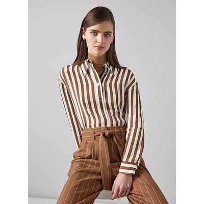 Blythe Chocolate & Birch Blouse, Brown