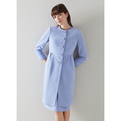 Georgia Lavender Crepe Frock Coat, Lavender
