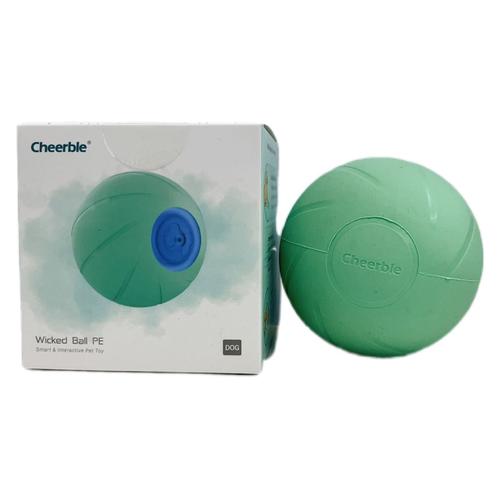 Cheerble Elektronisches Hundespielzeug Wicked Ball, grün Ø7,7cm Hund