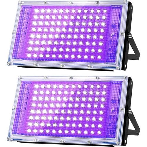 100 w UV-LED-Schwarzlicht, leistungsstarker UV-Strahler, IP66, 395 nm UV-Lampe für Weihnachten,