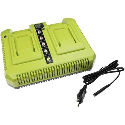 Vhbw - Dual-Ladegerät kompatibel mit Ryobi 40-Volt Brushless Lithium-Ion Cordless Werkzeug / Image