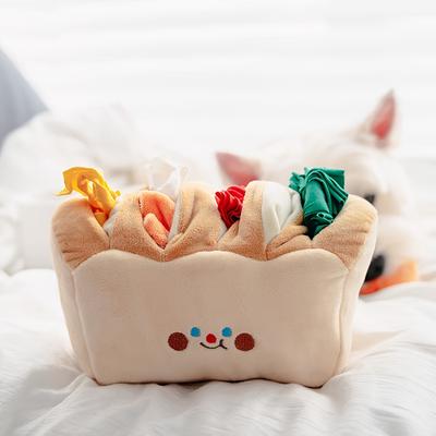 TEMU Interactive Squeaky Dog Toy With Treat Hideaway - Chew And Teething Sound, Polyester, All-breed Compatible, Dog Toys For Aggressive Chewers, Smell, Puzzle Image