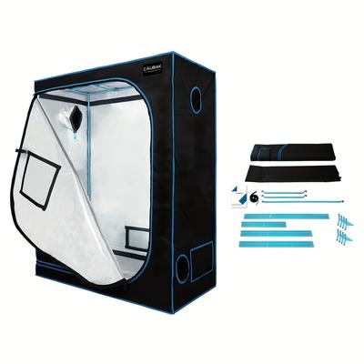 TEMU Cau Planting Tent 120x60x150cm With Observation Window And Waterproof Floor Tray, Used For Indoor Plant Planting Image