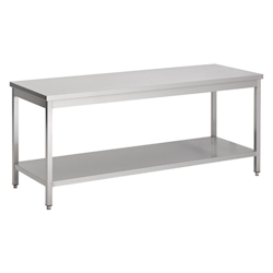 Combisteel Arbeitstisch mit Grundboden aus Edelstahl 1800x600x900mm Image