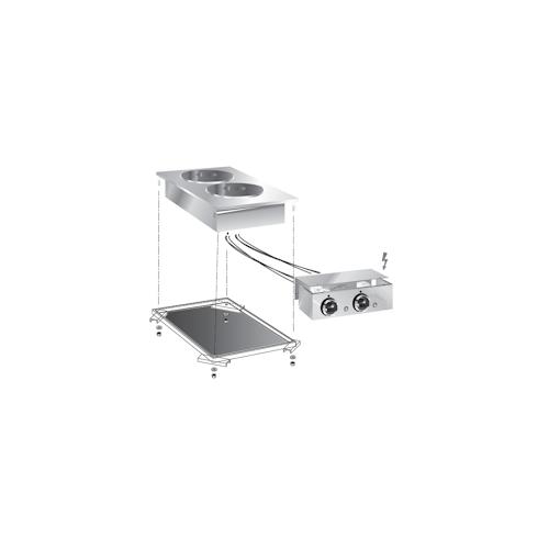 Gastro-Inox Gi Drop-In Elektroherd 2 Kochplatten, 40Cm