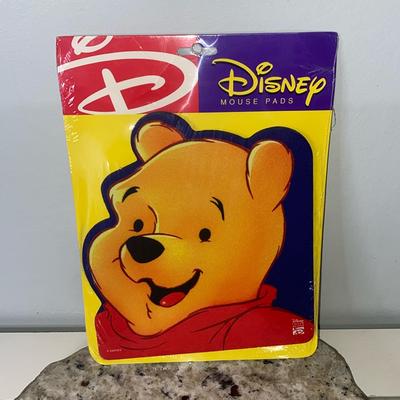 Disney Computers, Laptops & Parts | Disney Winnie The Pooh Mouse Pad Vintage 90s Factory Sealed Computer Mac Pc | Color: Orange/Red | Size: H 8.5” W 7.5”