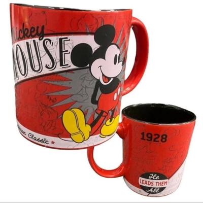 Disney Dining | Disney Mickey Mouse Mug American Classic Brand Est 1928 Large 20 Oz Coffee Usa | Color: Black/Red | Size: 20oz