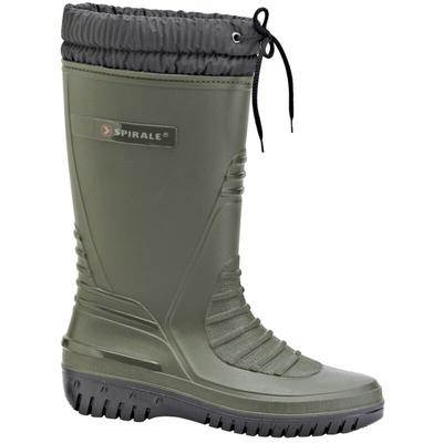 Spirale - hammerfest pvc - Winterstiefel ® gefüttert, isoliert, Grün, Gr.46