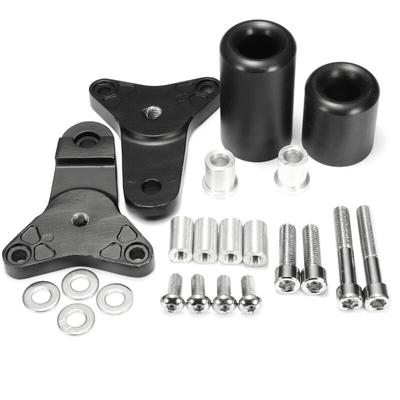 Schwarz No Cut Frame Protector Slider Kit für Suzuki gsx-r 600 750 gsxr 2011-2016