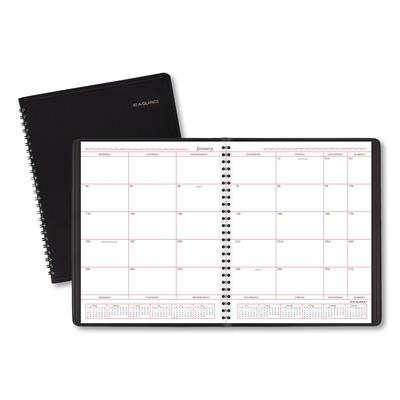 At-A-Glance 7013005 Monthly Planner in Business Week Format, 10 x 8, Black Cover, 12-Month (Jan to Dec): 2024