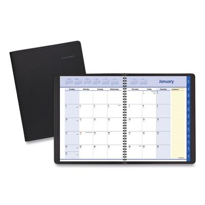 At-A-Glance 760605 QuickNotes Monthly Planner, 11 x 8.25, Black Cover, 12-Month (Jan to Dec): 2024