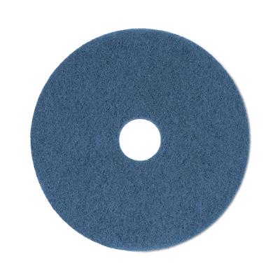 Boardwalk PAD 4020 BLU Scrubbing Floor Pads, 20" Diameter, Blue, 5/Carton - Case of 5