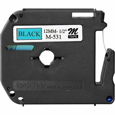 Brother M-531 M Series Tape Cartridge for P-Touch Labelers, 0.47