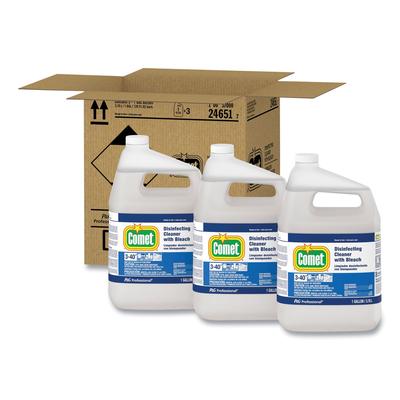 Comet 24651 Professional Liquid Disinfecting Cleaner with Bleach, Ready to Use, 1 Gallon Bottle, 3/case - Case of 3 PGC24651