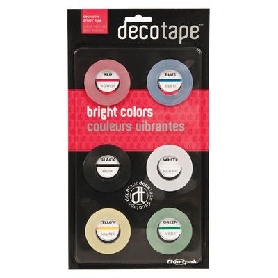 Chartpak/Pickett DEC001 Deco Bright Decorative Tape, 0.13