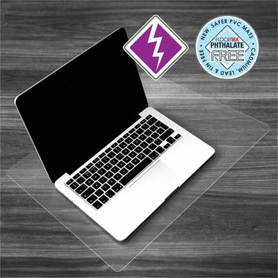 Floortex FBDE32036V Desk Pad, Anti-static, PVC, Desktex, 36"Wx20"D, Clear