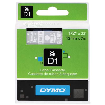 Dymo 45020 D1 High-Performance Polyester Removable Label Tape, 0.5