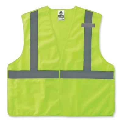 Ergodyne 21071 GloWear 8215BA Class 2 Economy Breakaway Mesh Vest, Polyester, X-Small, Lime, Ships in 1-3 Business Days EGO21071