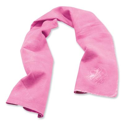 Ergodyne 12442 Chill-Its 6602 Evaporative PVA Cooling Towel, 29.5 x 13, One Size Fits Most, PVA, Pink, Ships in 1-3 Business Days EGO12442