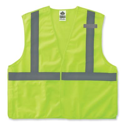 Ergodyne 24546 GloWear 8215BA-S Single Size Class 2 Economy Breakaway Mesh Vest, Polyester, 2X-Large, Lime, Ships in 1-3 Business Days EGO24546