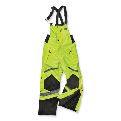 Ergodyne 25522 GloWear 8928 Class E Hi-Vis Insulated Bibs, Small, Lime, Ships in 1-3 Business Days EGO25522