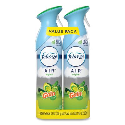 Febreze 97810 Air Effects, Twin Pack, Gain Original Scent, Aerosol, 8.8 oz. Can, 2 Total - Pack of 2 PGC97810PK