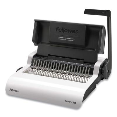 Fellowes 5006801 Comb Binding Machine, 300 Sheet Capacity, White