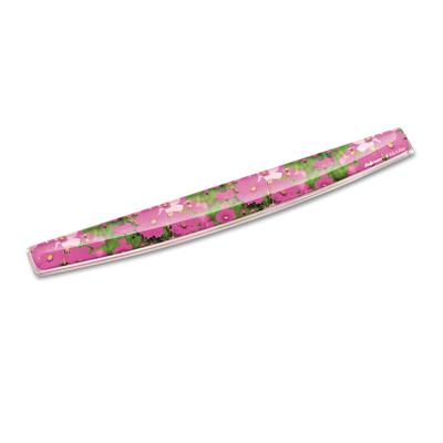 Fellowes 9179101 Photo Gel Keyboard Wrist Rest with Microban Protection, 18.56 x 2.31, Pink Flowers Design