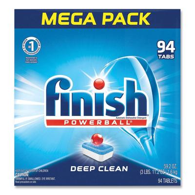 Finish® 97330 Powerball Dishwasher Tabs, Fresh Scent, 94/Box - Box of 94