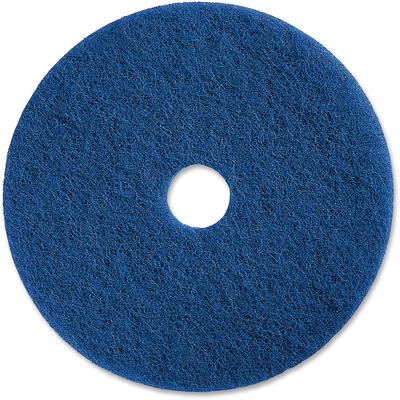 Genuine Joe 90620 Scurbbing Floor Pads, 20", Medium Duty, 5/CT, Blue - Case of 5