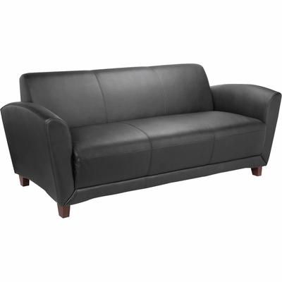 Lorell 68950 Bonded Reception Sofa, 75