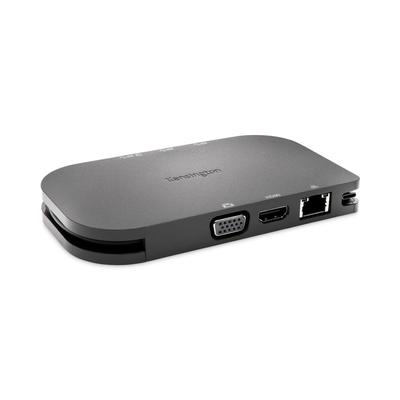 Kensington K38365WW SD1610P USB-C Mini Mobile 4K Dock, Black