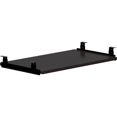 Lorell 18225 Essential Series Keyboard Tray, 26" x 15" x 0.8", Material: Melamine Surface, Laminate Surface, Finish: Espresso LLR18225