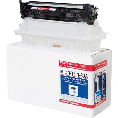 Micromicr MICRTHN30A MICR Toner Cartridge, Alternative for HP CF230A, Black, Laser, Standard Yield, 1600 Pages, 1 Each