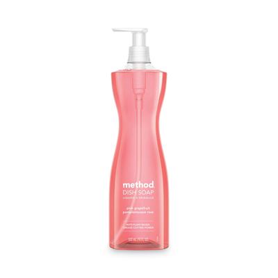 Method Products Inc. 10468 Dish Soap Pump, Hour-Glass Bottle Shape, Pink Grapefruit Scent, 18 oz Pump Bottle, 6/Carton - Case of 6 MTH10468
