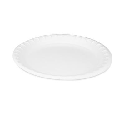 Pactiv 0TH10010000Y Unlaminated Foam Dinnerware, Plate, 10.25