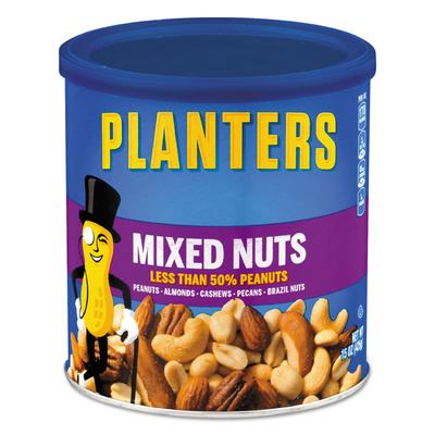 Planters® 01670 Mixed Nuts, 15 oz Can PTN01670