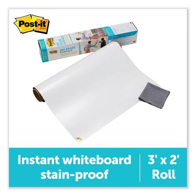 Post-it® DEF3X2 Dry Erase Surface with Adhesive Backing, 36