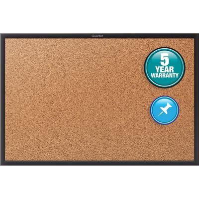 Quartet® 2308B Classic Series Cork Bulletin Board, 96x48, Black Aluminum Frame