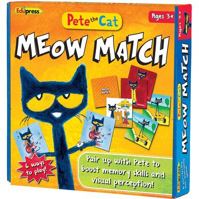 Teacher Created Resources EP62075 Pete The Cat Meow Match Game - Matching