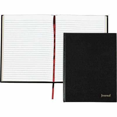 TOPS J25811 Professional Business Journal, 11 x 8 1/2, Black Cover