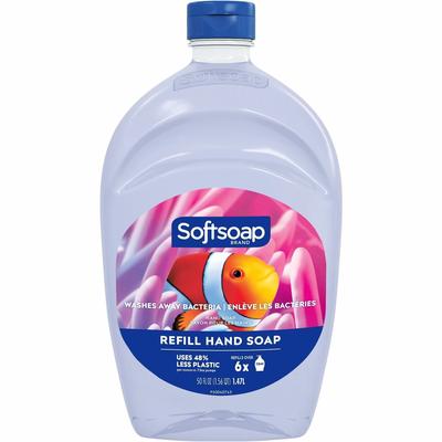 Softsoap US05262ACT Aquarium Design Liquid Hand Soap - Fresh Scent Scent - 50 fl oz (1478.7 mL) - 6 / Carton - Case of 6