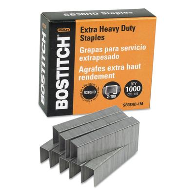 Stanley Bostitch SB38HD-1M Heavy-Duty Premium Staples, 0.88